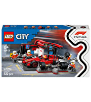 LEGO City Ferrari Arabalı F1 Pit Stop ve Pit Ekibi 60443