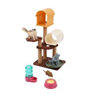 Evcil Hayvan Yavru Kedi Kulübeli Sürpriz Paket Oyun Seti