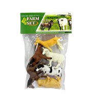 Poşette 6'lı Çiftlik Hayvan Seti