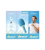 Doppler Rainbow Karaoke Mavi Mikrofon