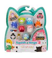 Squishmallows Squish-A-Longs 8 Figür + Yüzük Seti S2 Seri 4