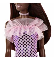 Barbie Pırıltılı Bebekler Pembe Parlak Elbiseli HJR94