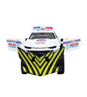 Çek Bırak Kar Küreme Polis Aracı Beyaz