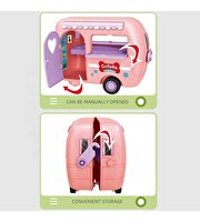 Camper Karavan Macerası Bebekli ve Evcil Hayvanlı Oyun Seti