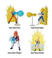 Dragon Ball Poz Verilebilir Figür ve Aksesuar Paketi 16 Cm Gogeta