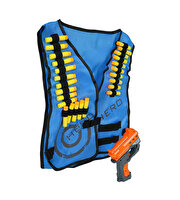 Avcı Yelek ve Tabanca Seti Mavi