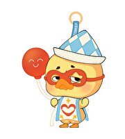 Upset Duck Crazy Circus Serisi Peluş Anahtarlık Sürpriz Paket