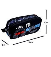 Muggle Game Over 2 Gözlü Kalemlik Çantası 9444