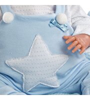 Llorens Lalo Pijama Toquilla Azul Sesli 35 cm.