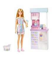 Barbie Dondurma Dükkanı Oyun Seti HCN46