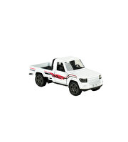 Die Cast Çek Bırak Arazi Kamyoneti Beyaz