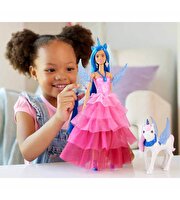 Barbie Mavi Saçlı Prenses Bebek HRR16