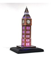Cubic Fun 3D Puzzle 28 Parça Big Ben İngiltere (LED Işık Seri)