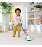 Fisher Price 2'si 1 Arada  Sesli ve Işıklı Eğlen ve Öğren Süpürge JMM35