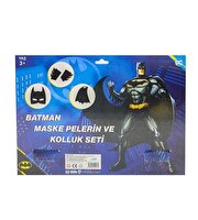 Batman Maske Pelerin Kolluk 3’lü Set