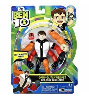 Ben 10 Aksiyon Figürler S1W8 Omni Glitch Heroes Ben Four Arms Rath