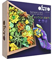 OKTO Succulents Energy 3D Duyusal Sanat Seti