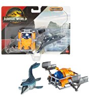 Matchbox Jurassi̇c World Di̇no Transporter Arabaları Mosasaurus Sea Sub JGM06