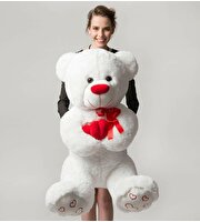 Peluş Kalpli Ayı 100 cm.