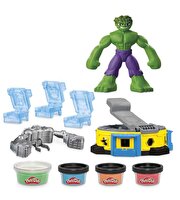 Play Doh  Marvel Hulk Ez ve Sıkıştır Oyun Hamuru Seti F9826