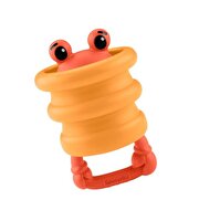 Fisher Price Deniz Dostları 2'si 1 Arada Silikon Çıngırak Crab JHB55