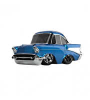CarTuned JDM Seri 2 Arabalar 57 Chevy Bel Air Mavi