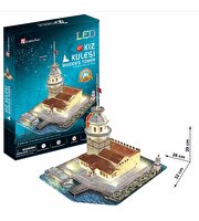 Cubic Fun Kız Kulesi Led Işıklı 3D Puzzle