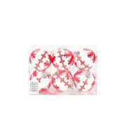 Yılbaşı Ağaç Süsü 6'lı Paket Kırmızı