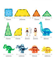 Dino Zone Manyetik Oyun Seti 49 Parça