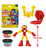 Play Doh Marvel Figürü ve Oyun Hamuru Seti Iron Man G3106