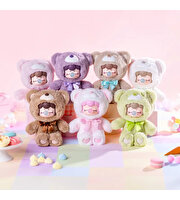 Rolife Nanci Colorful Chocolate Cutie Bears Sürpriz Paket Peluş 17,5 Cm