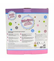 Melis Altını Islatan Sesli Bebeğim Kırmızı Hırkalı Sarı Elbiseli