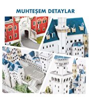 Nessiworld National Geographic 3D Puzzle Neuschwanstein Kalesi Almanya