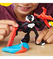 Play Doh Marvel Spider Man Fırlatma ve Dilimle Savaşı Oyun Hamuru Seti F9827