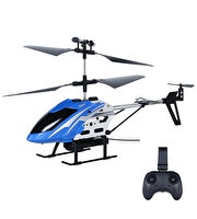 Işıklı Şarjlı 2.4 GHz Uzaktan Kumandalı Helikopter Mavi