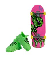 Hot Wheels Skate Neon Temalı Parmak Kaykay ve Ayakkabı Paketi Skel-Rad HPG27
