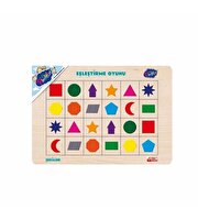 Ahşap Eğitici Eşleştirme Oyunu Karışık 2