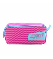 Bubbles Wave Kalem Çantası Mavi Pembe