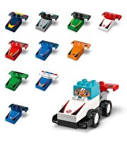 LEGO DUPLO Kasabası F1 Takımı Yarış Arabaları ve Sürücüler 10445