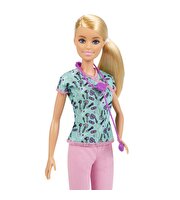 Barbie Kariyer Bebekleri Hemşire Bebek Sarı Saçlı GTW39