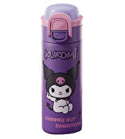 Kuromi Desenli Çelik Matara 600 Ml