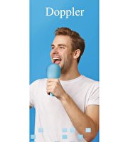 Doppler Rainbow Karaoke Mavi Mikrofon