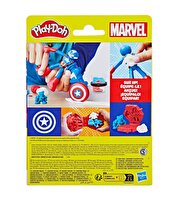 Play Doh Marvel Figürü ve Oyun Hamuru Seti Captain America G0056