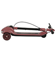 Prego Rapid Işıklı Müzikli ve Katlanabilir Scooter Bordo