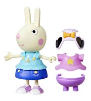 Peppa Pig ve Ailesi Kıyafetli Figür Seti Rebecca Rabbit