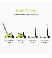 SmarTrike Xtend Büyüyebilen Ride On Scooter Lime