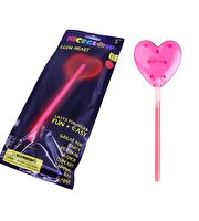 Parlayan Floresan Kalp Değnek