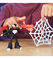Play Doh Marvel Spider Man Fırlatma ve Dilimle Savaşı Oyun Hamuru Seti F9827