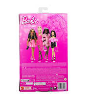 Barbie Deluxe Style Serisi Metalik Pembe Elbiseli Bebek JJN75
