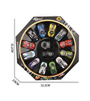 Fırlatma Rampalı 12'li Fırlatmalı Çek Bırak Yarış Arabaları Seti